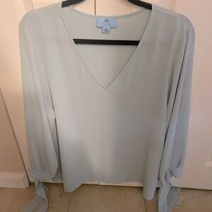 Beautiful light blue CeCe blouse.